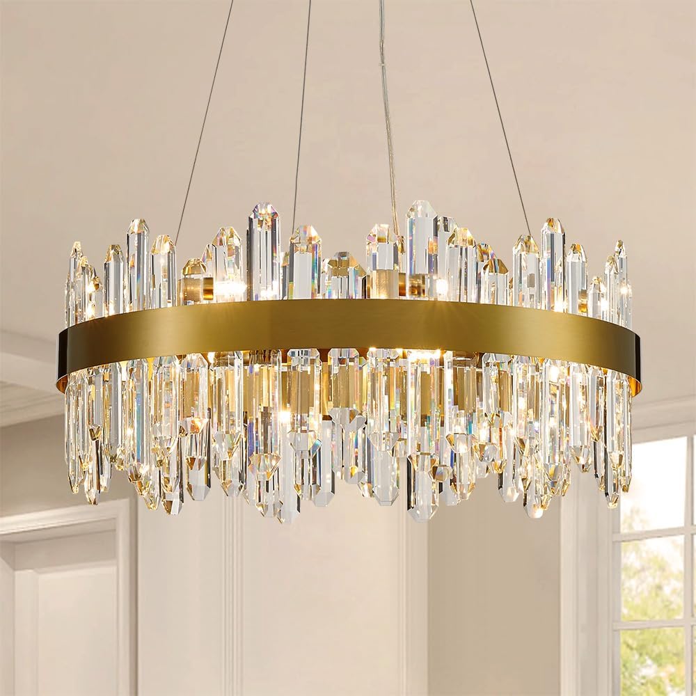 Round Crystal Chandeliers