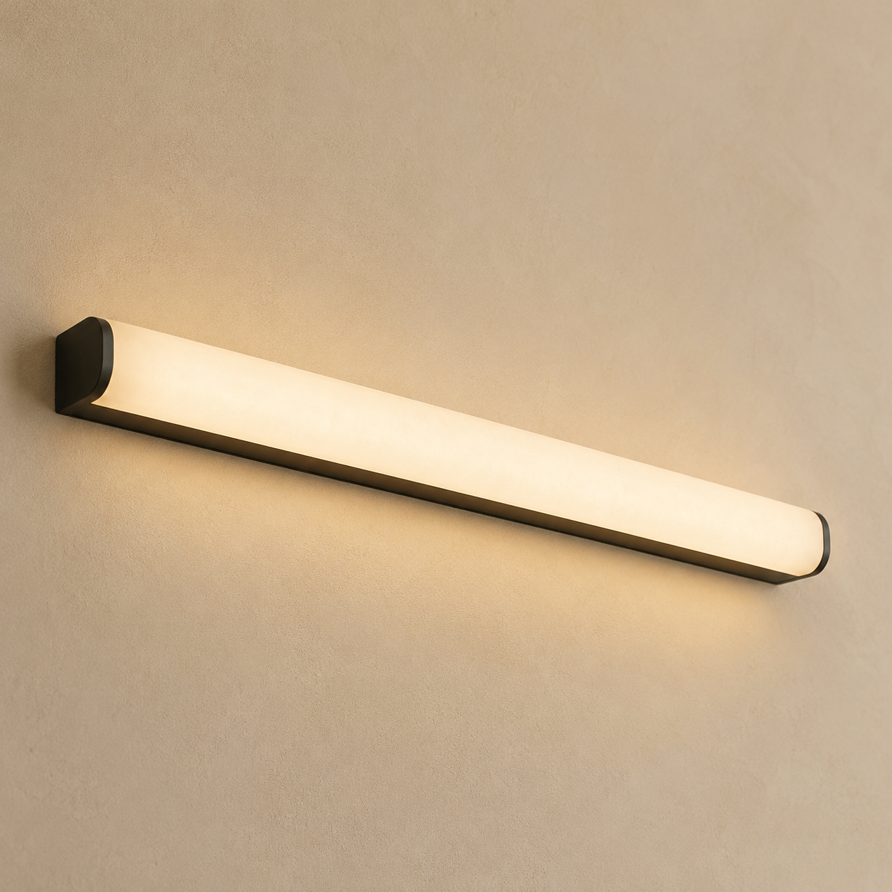 Knoris LED Vanity Light — Linear Bathroom Mirror Light, 15.7" to 27.5", 3 Color Temperatures, Black / White / Silver