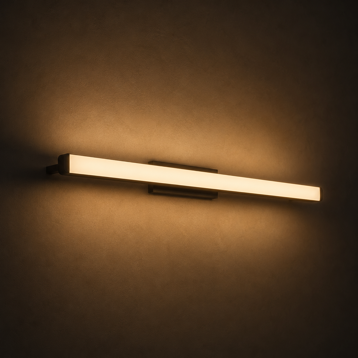 Knoris LED Vanity Light — Linear Bathroom Mirror Light, 15.7" to 27.5", 3 Color Temperatures, Black / White / Silver