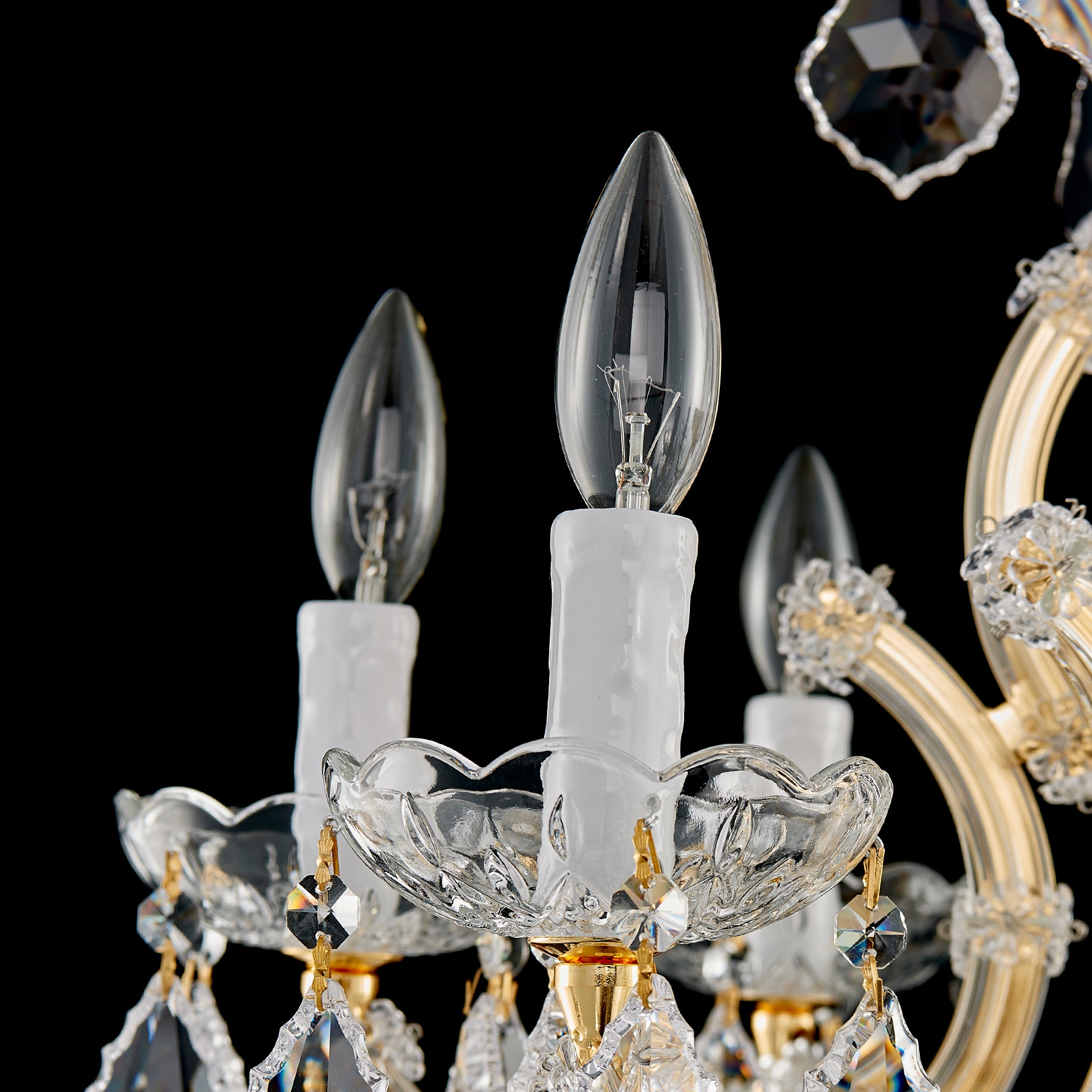 Maria Theresa Crystal Chandelier - 8 Lights Elegant Mini Pendant Light Fixture for Most Rooms