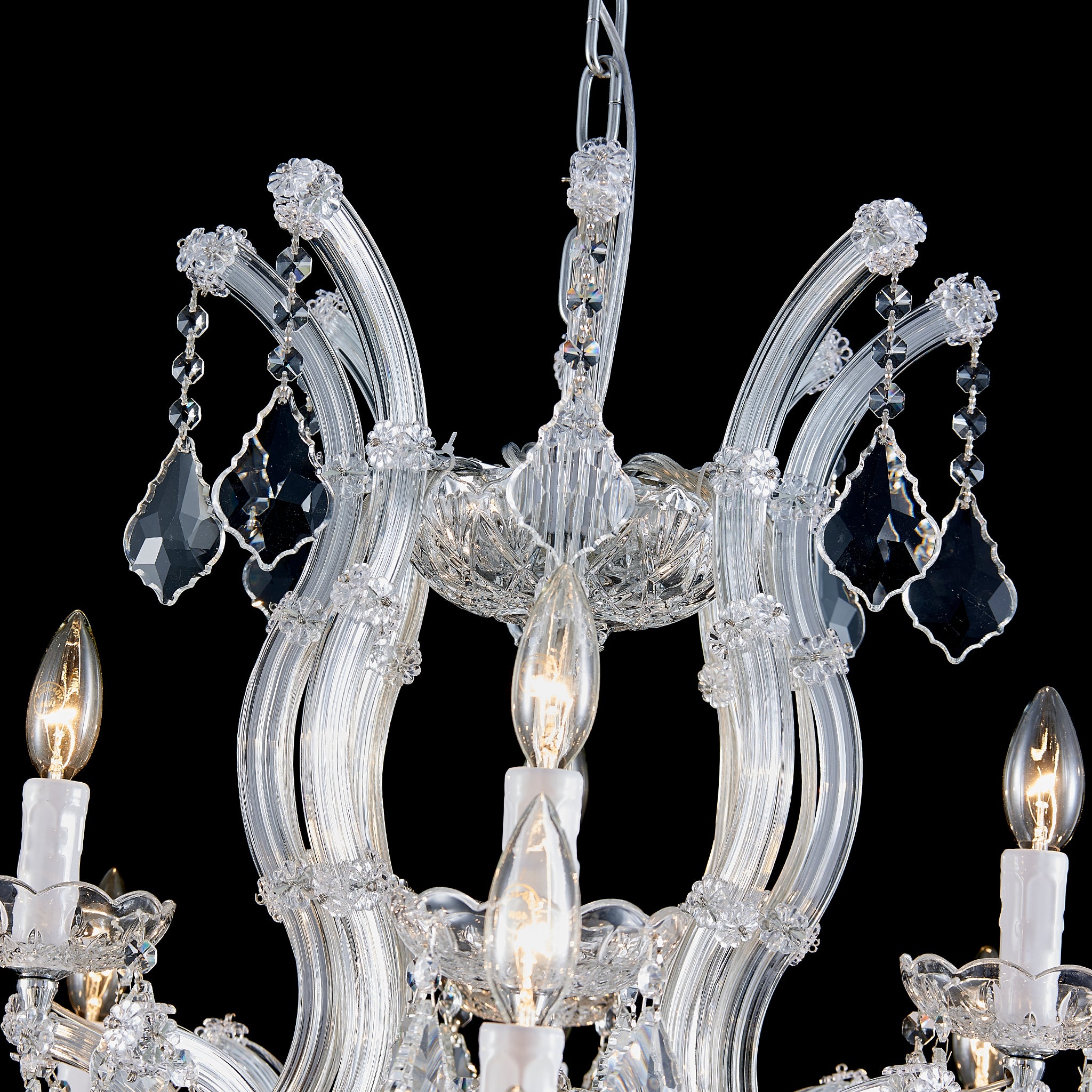 Maria Theresa Crystal Chandelier - 36 Light Sockets Large Pendant Light Fixture for High Ceiling Hotel Lobby Restaurant