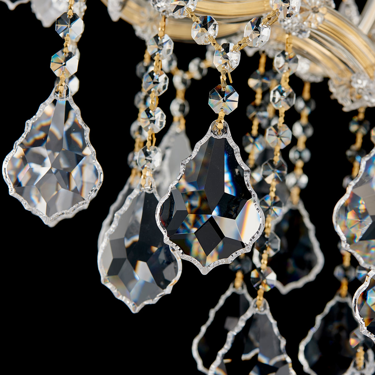Maria Theresa Crystal Chandelier - 8 Lights Elegant Mini Pendant Light Fixture for Most Rooms