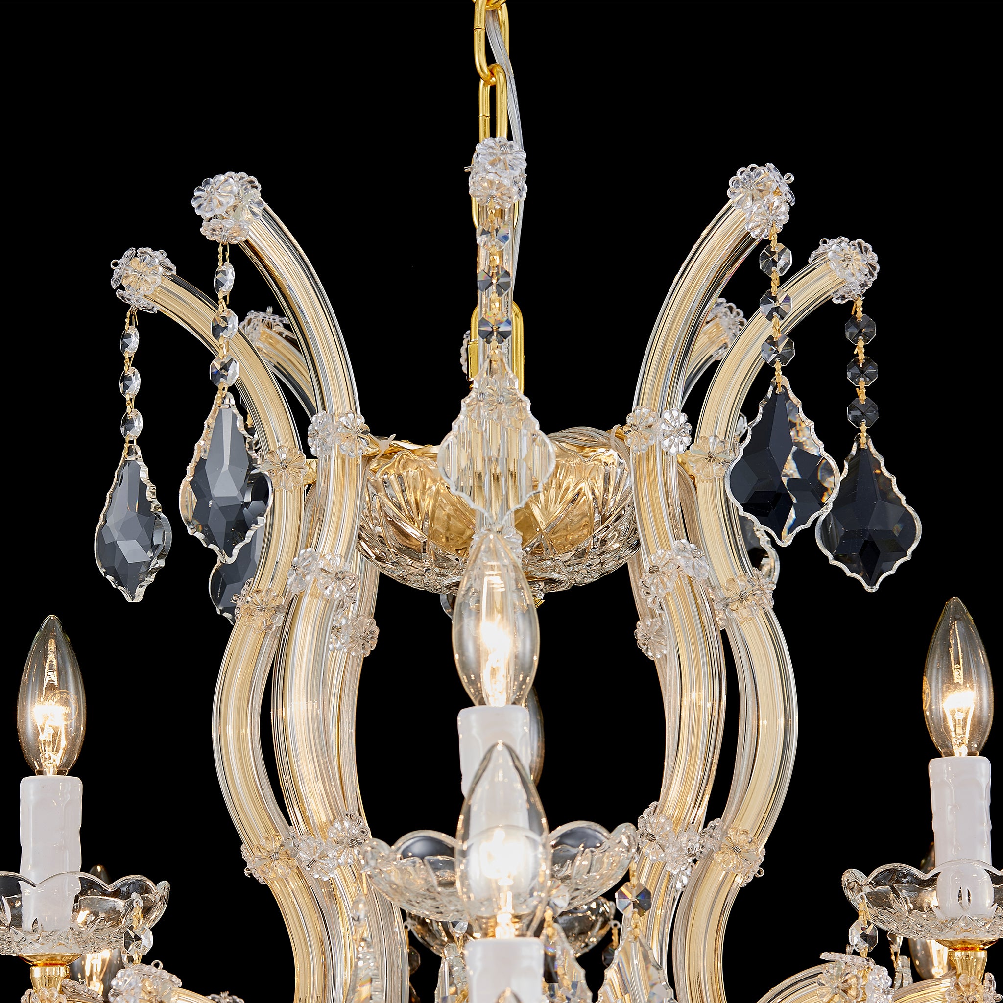 Maria Theresa Crystal Chandelier - 36 Light Sockets Large Pendant Light Fixture for High Ceiling Hotel Lobby Restaurant