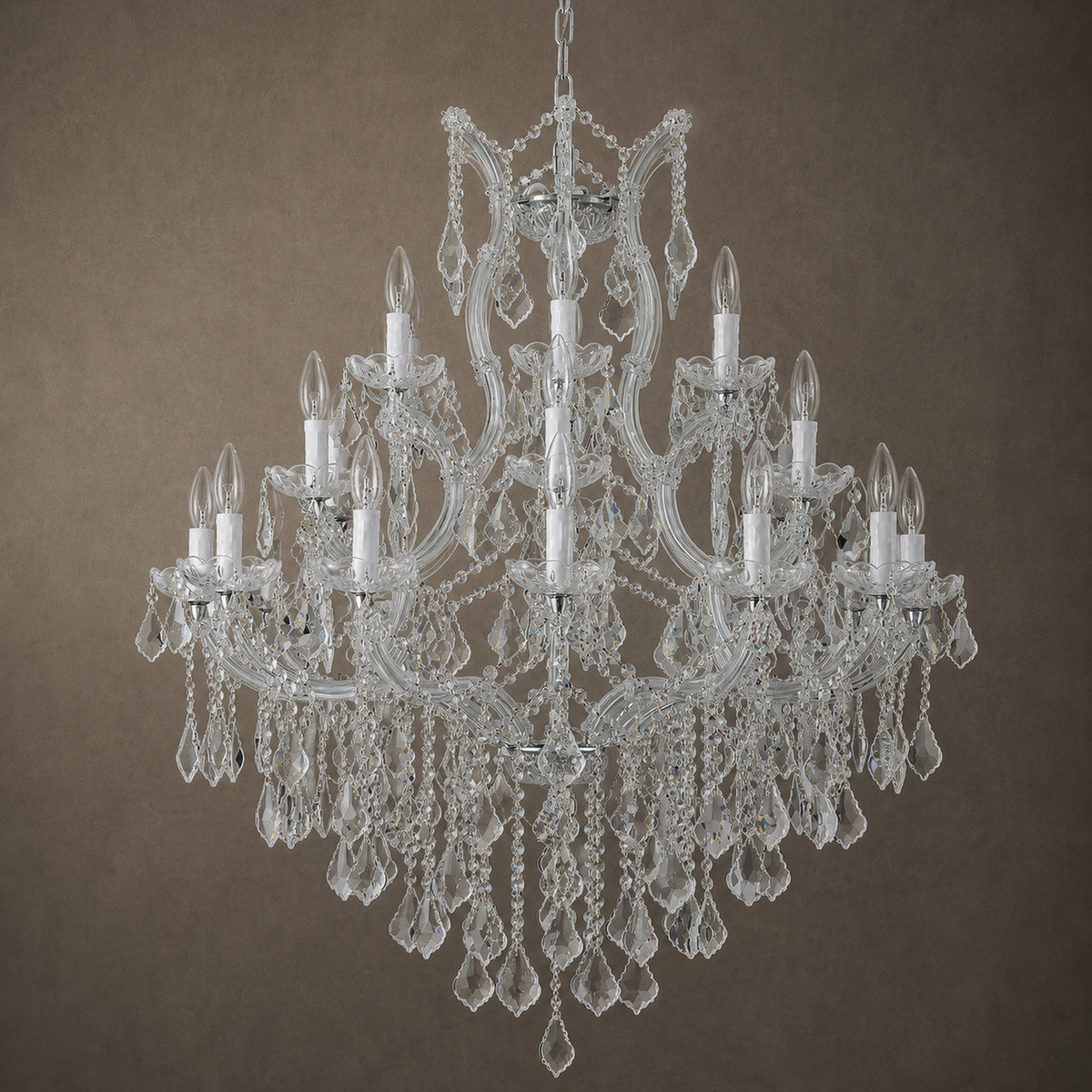 Maria Theresa Chandelier - 24 Lighting Sockets Nordic Pendant Light Fixture for Villas Hotels