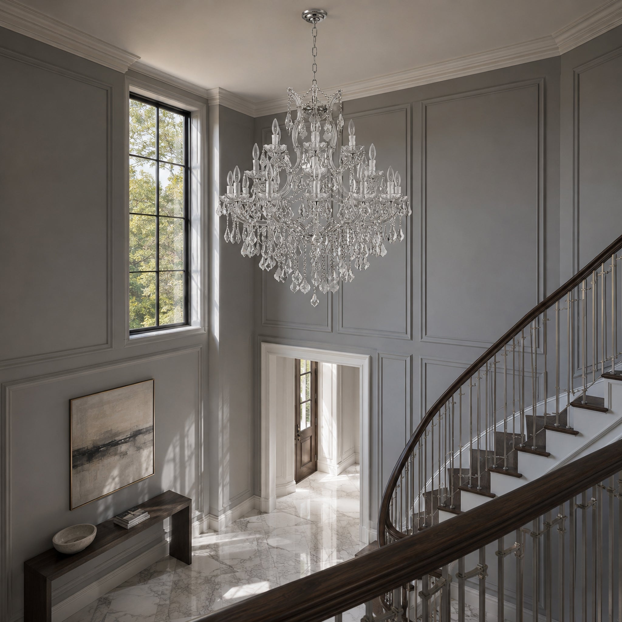 Maria Theresa Chandelier - 24 Lighting Sockets Nordic Pendant Light Fixture for Villas Hotels