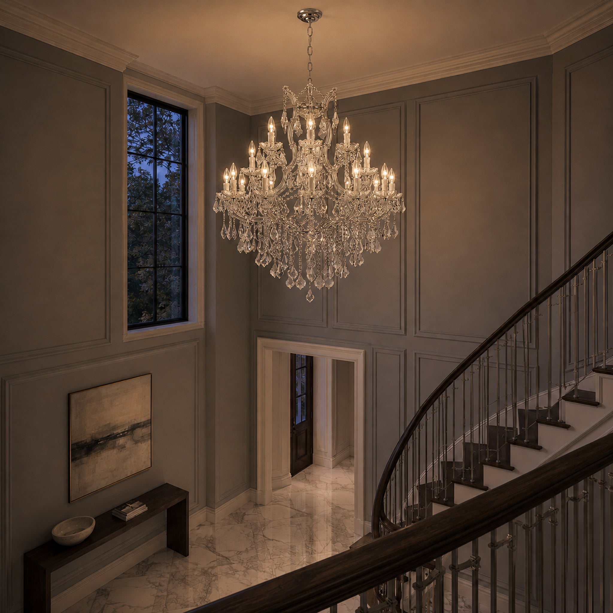 Maria Theresa Chandelier - 24 Lighting Sockets Nordic Pendant Light Fixture for Villas Hotels