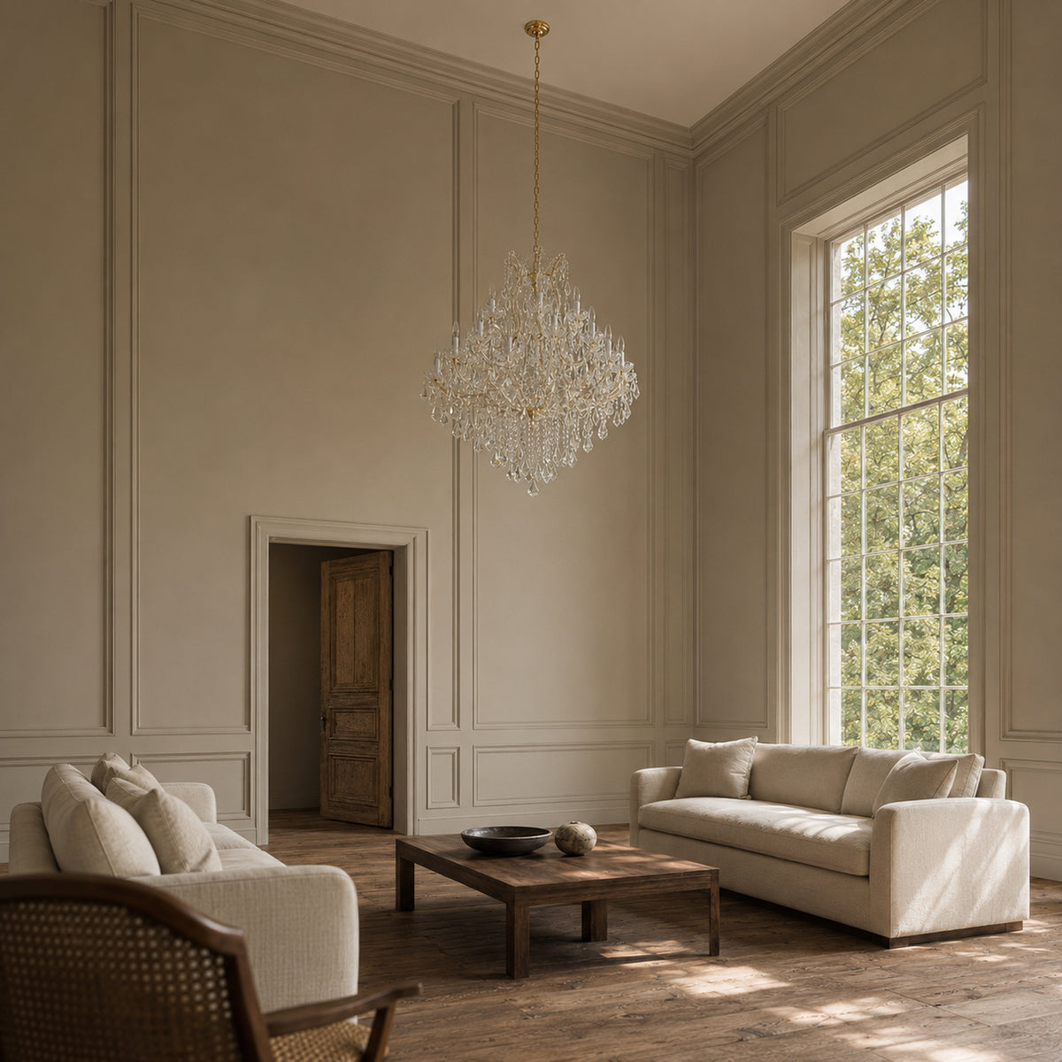 Maria Theresa Chandelier - 24 Lighting Sockets Nordic Pendant Light Fixture for Villas Hotels