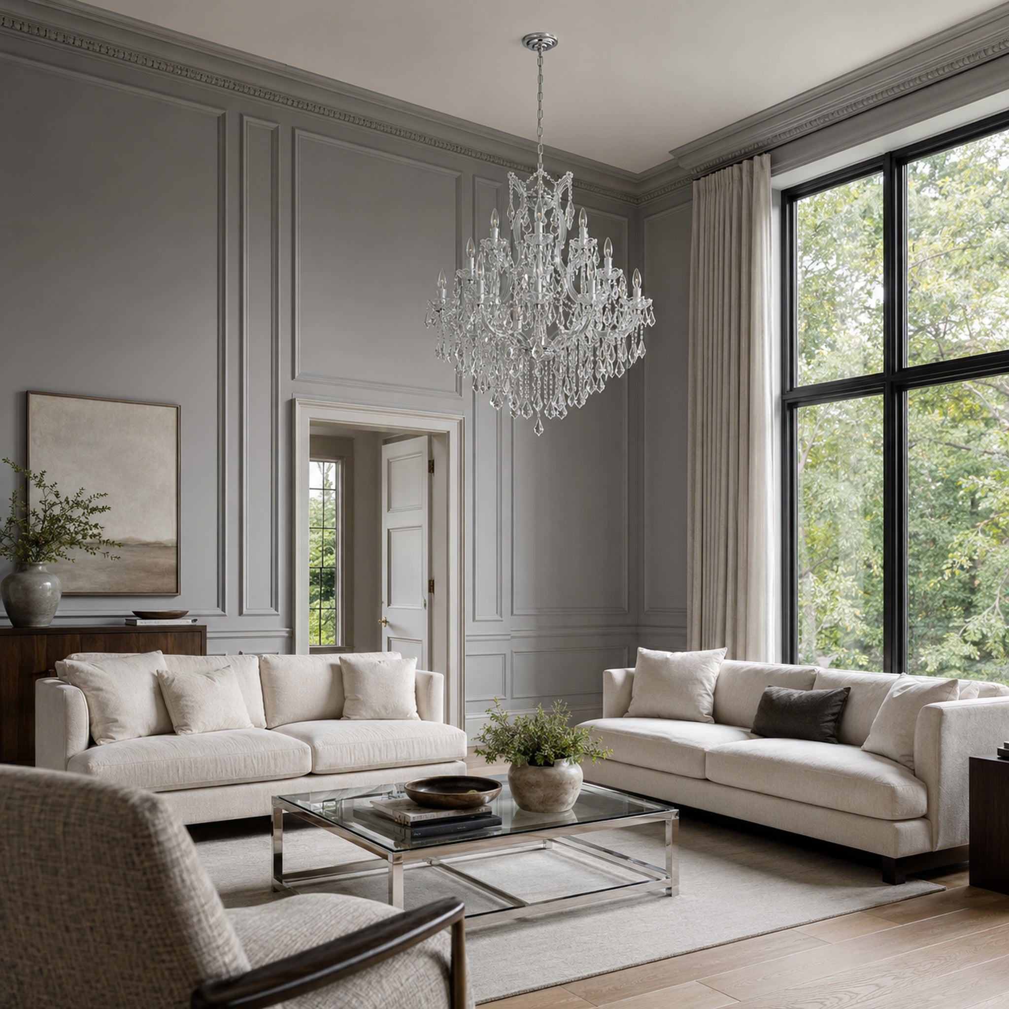 Maria Theresa Chandelier - 24 Lighting Sockets Nordic Pendant Light Fixture for Villas Hotels