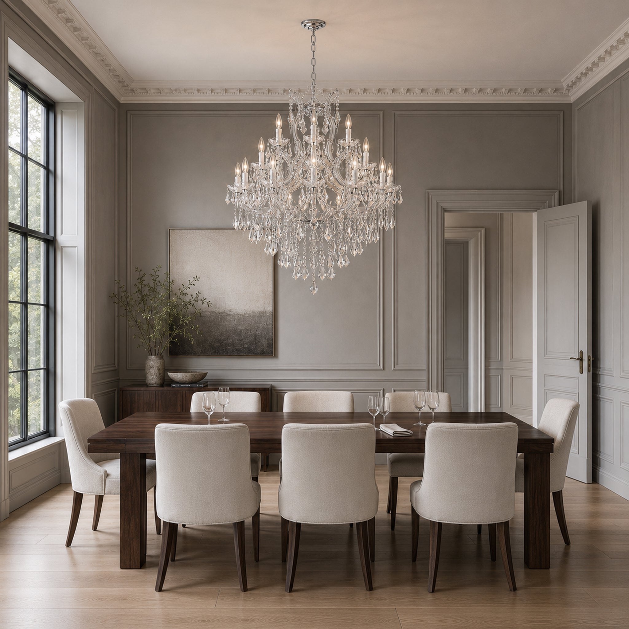 Maria Theresa Chandelier - 24 Lighting Sockets Nordic Pendant Light Fixture for Villas Hotels