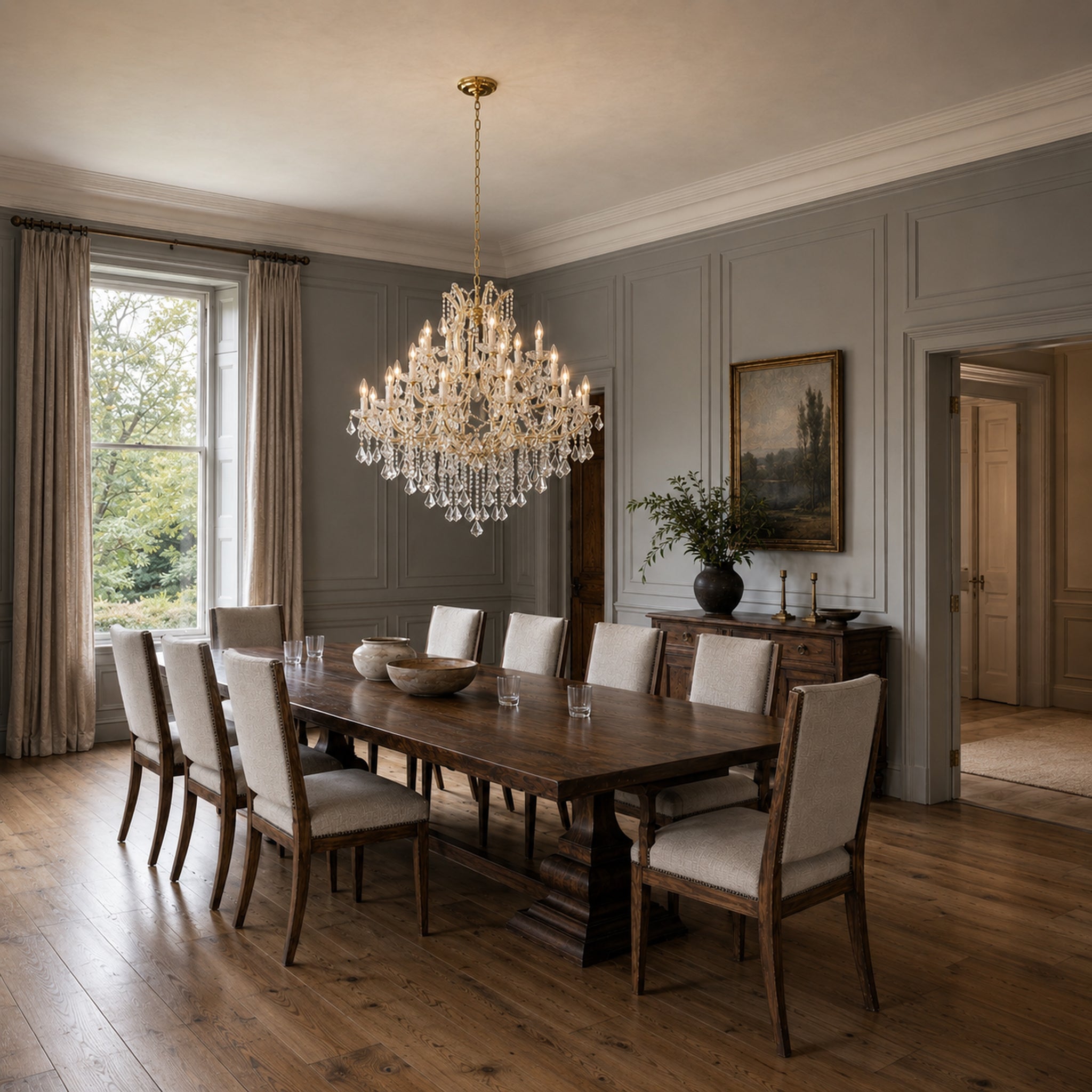 Maria Theresa Chandelier - 24 Lighting Sockets Nordic Pendant Light Fixture for Villas Hotels